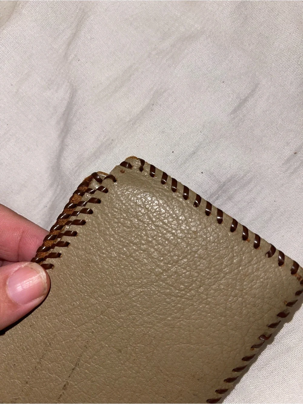 AS IS Vintage Classic Braided Leather Wallet